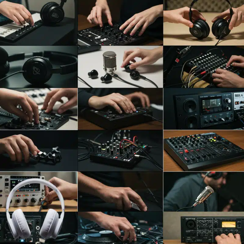 Studio Monitors Desk